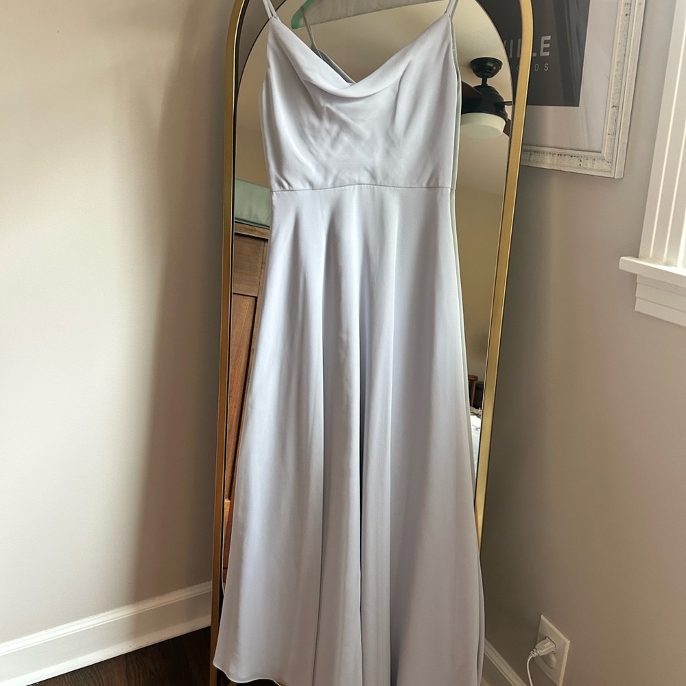 Jenny Yoo Cowl Neck Dress